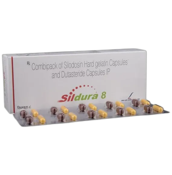 sildura 8/0.5mg tablet 10's